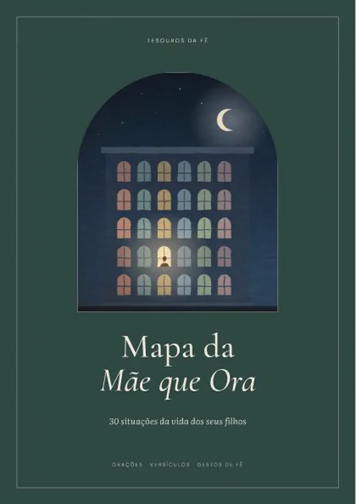 Capa da versão A5 do Mapa da Mãe que Ora